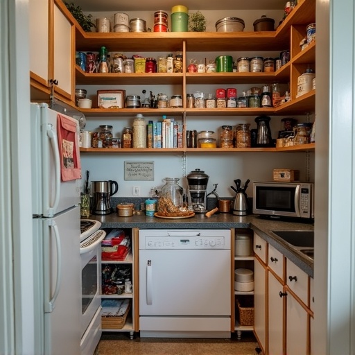 Despensa antes da organização